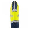 Leo Workwear Ruda Class 2 Long-Sleeved T-Shirt Hi-Vis Yellow / Navy
